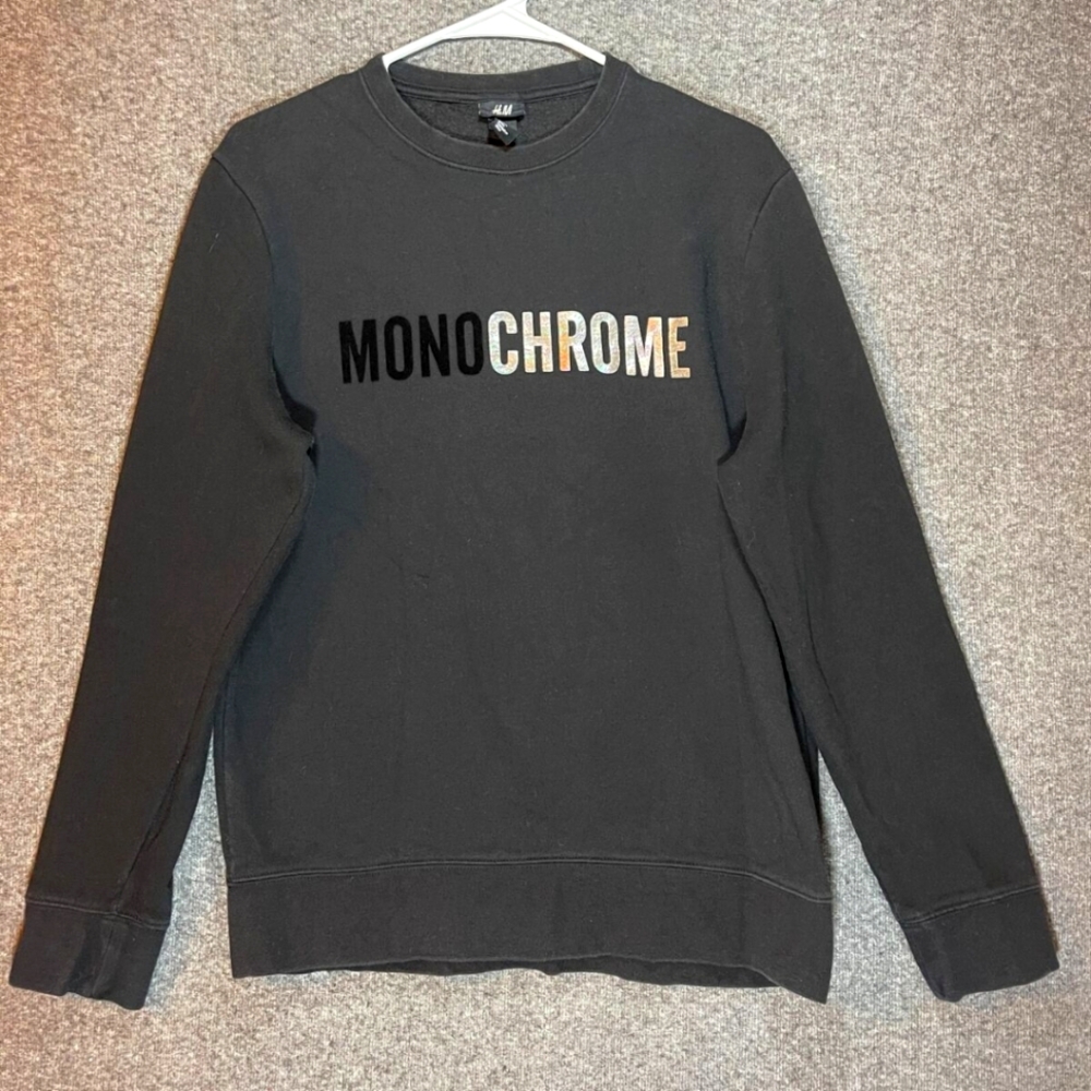 H&M Monochrome Black Sweater
